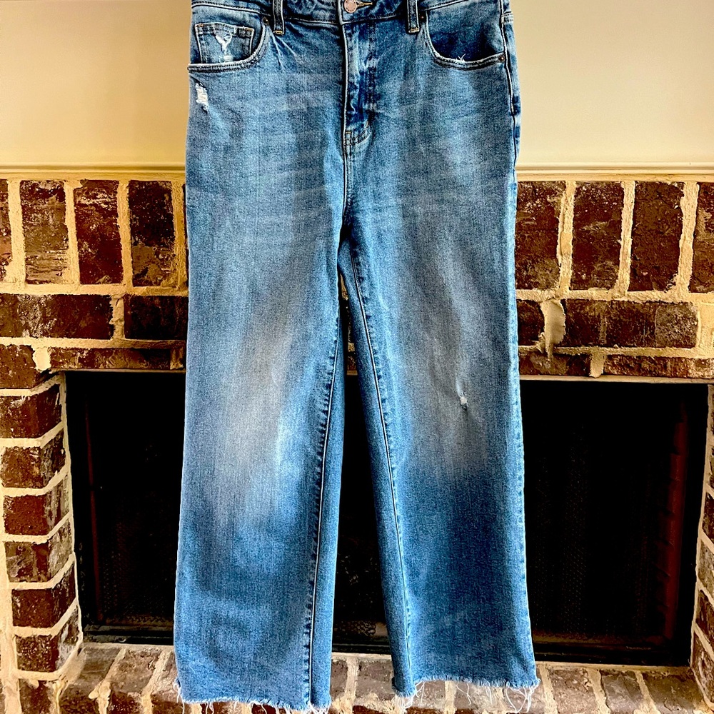 Oliver Logan Aberdeen High Rise Wide Leg Crop 90s Blend